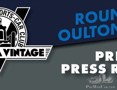 Six pre-war races, autosolo and concours at Oulton Park