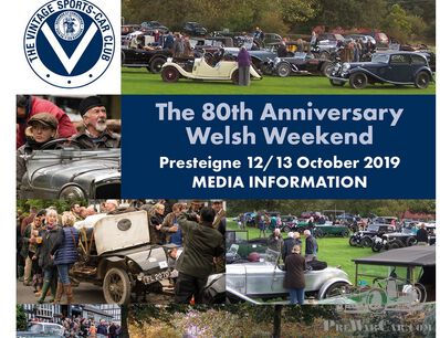 VSCC - 80th Anniversary Welsh Weekend - 12/13 Oct Presteigne