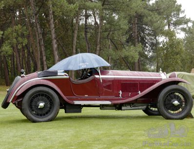 The precipitation helped demonstrate just how shiny the cars were