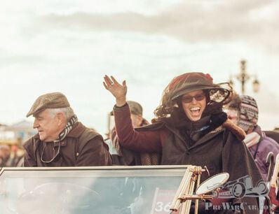 Christmas Card Veteran Car Run
