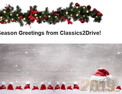 Season Greetings from Classics2Drive!