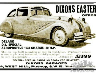A mysterious Delage D8 fitted with a Gaston Grummer full Aeroprofile body