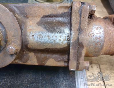 Photos of the steering box 1913 as dated no record of vehicle