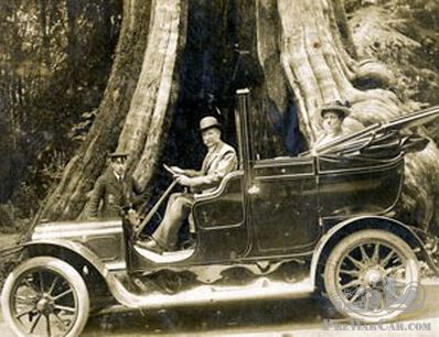 Identify brass era cars at the Hollow Tree