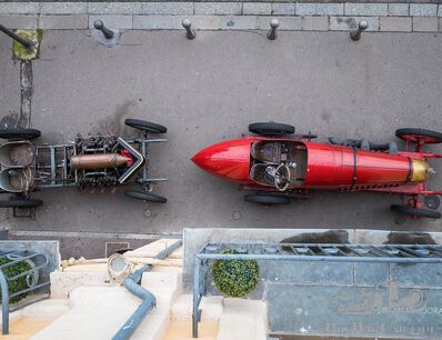 A road trip with two Land Speed Record cars - captured on camera