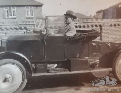 From the family album - My great grandfather in a car