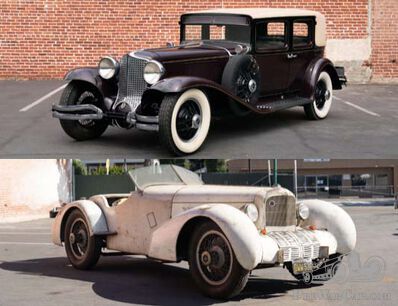 Back to back: Cord Brougham or Stutz Custom?