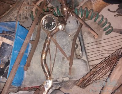 Old British bike remains identification