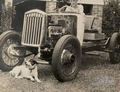 Prewar Cars with Dogs