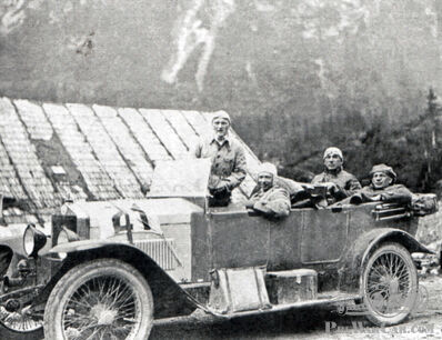 A mysterious rally participant in the town of Zakopane