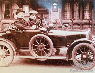 Dutch bulb trader in a mystery car