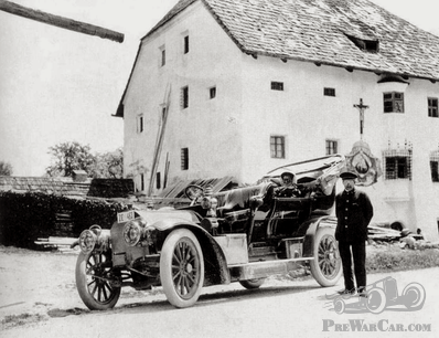 Chauffeur driven to the house of God