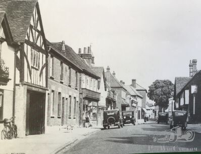 1930s High Street, Burnham on Sea, Somerset.UK