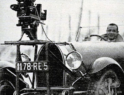 Filming a Bugatti in action