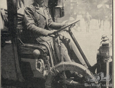 Early female taxi driver in Paris
