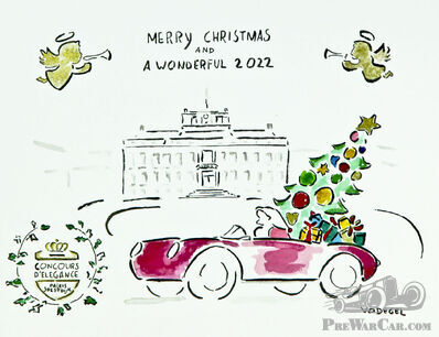 Concours d'Elegance Paleis Soestdijk Christmas card