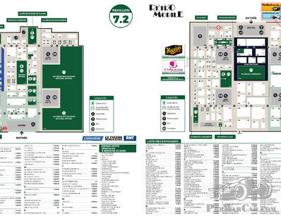 Exhibition Map Salon Rétromobile 2022