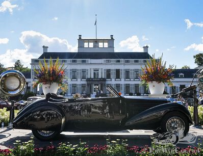 Een Bugatti Type 57 feest op Soestdijk