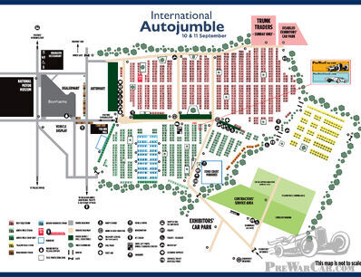 International Autojumble Map 2022