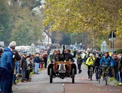 Veteran automobiles prepare for their annual outing from London to Brighton