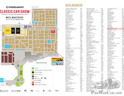 Floor plan InterClassics Maastricht 2023
