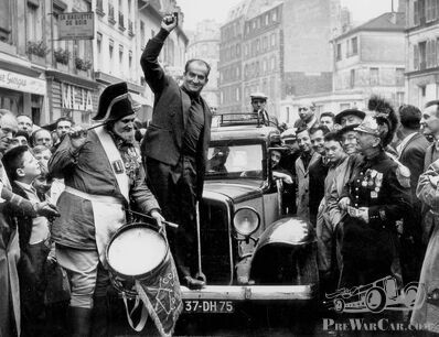 The slapstick start of the Paris Taxi Rally