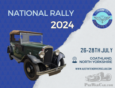 Austin Ten Drivers Club (ATDC) National Rally 2024