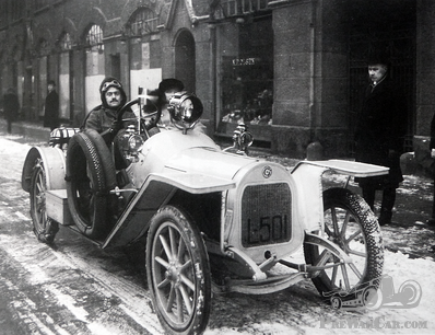 Motoring for the hardy: a sports model and a Danish winter