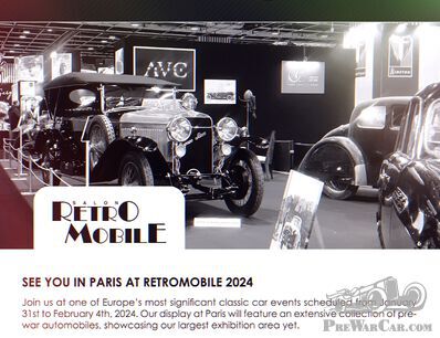 Auto Veteran Company at Salon Retromobile 2024