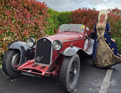 Beforty 2024: by Marie Antoinette in an Alfa Romeo 8C