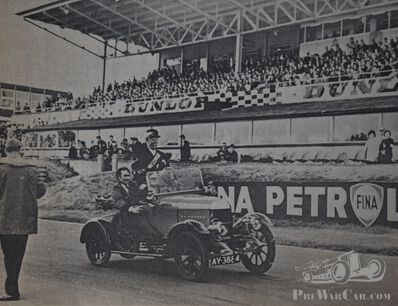 The Bullnose and the Rats: a comic scene from Brands Hatch