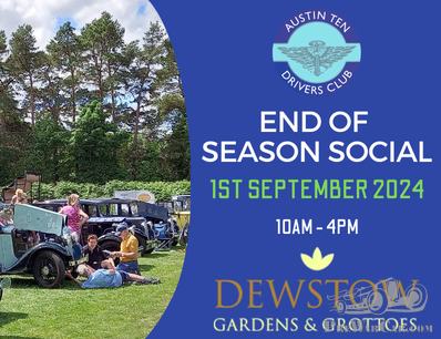 Austin Ten Drivers' Club End of Season Social 2024