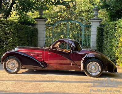 Burgundy beauty: the Bugatti Type 57 of Marcel Doret