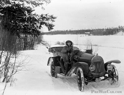 Windhoff in a winter wonderland: vintage motoring in a Swedish snowscape