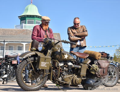 Spokes in the sun: scenes from the Brooklands Veteran & Vintage Motorcycle Day