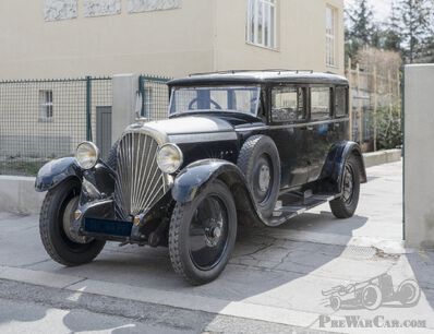 Conservation piece: an oily-rag Voisin restored
