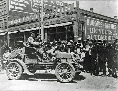 Vóór Cannonball Baker: Van kust tot kust in 1903