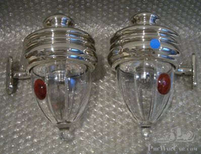 Early electric nickel plated Salsbury lamps - Seeking information