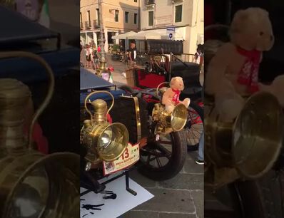 What is better than early cars in an authentic Italian town