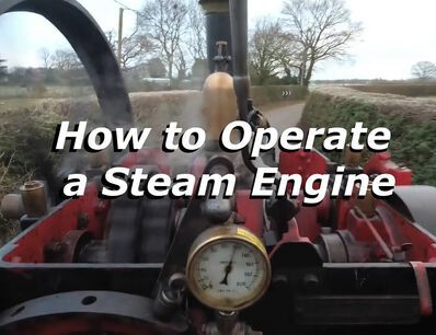 How to operate a steam engine