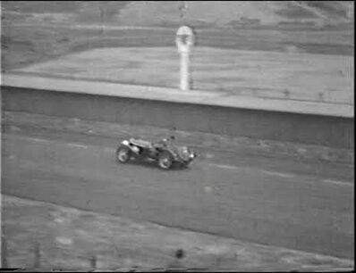 We bet the Porsche driver was not amused – but the crowd loved it!