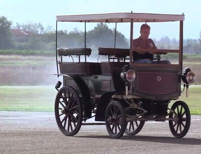 Ein unbekannter Name: der Ricordi 8 HP Brake von 1899