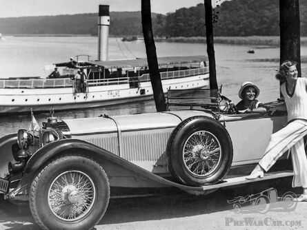 A glamorous Super Sport and an old vessel