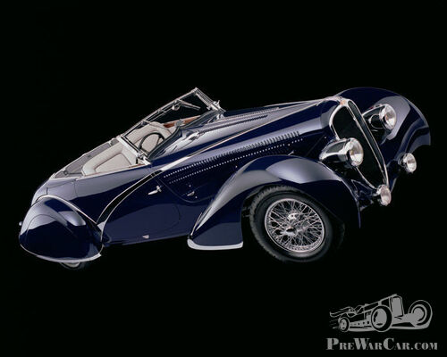Highly Awarded 1936 Delahaye 135 Competition Streamlined Disappearing Top Convertible, Figoni-Falaschi Masterpiece