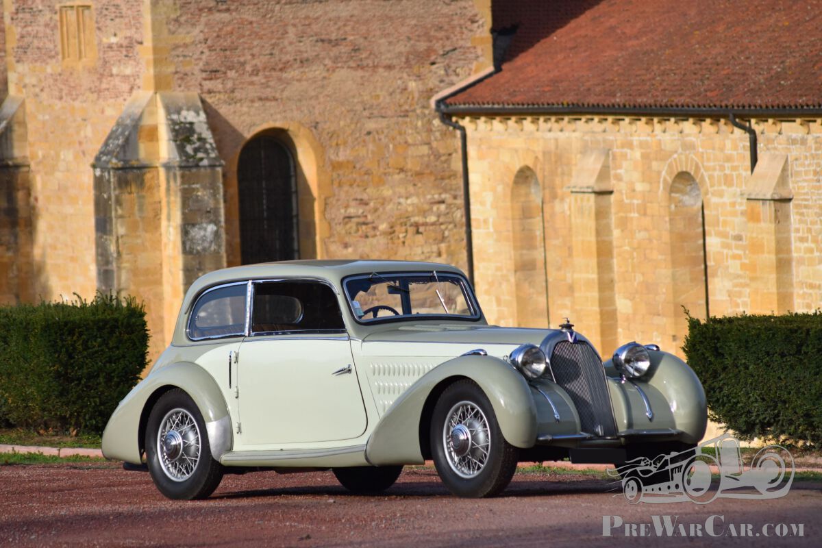 Miniature C140 Heco 1/43 – Talbot Lago T23 Baby – Heco Challenge – Blanc/vert