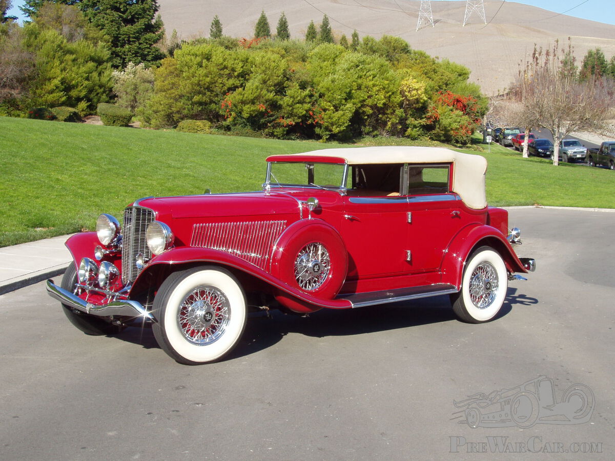 Car Auburn Twelve Salon Phaeton 1934 for sale - PreWarCar