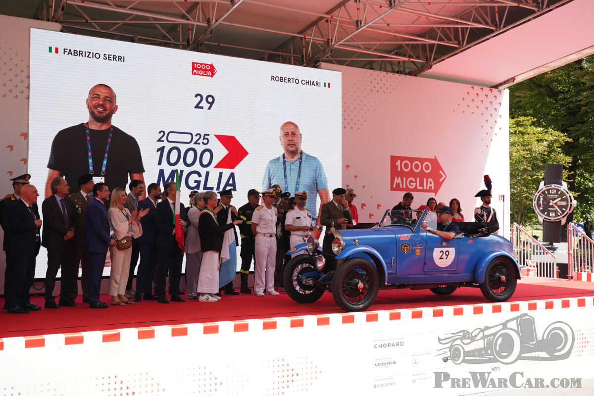 Photos from the 2025 Mille Miglia - PreWarCar