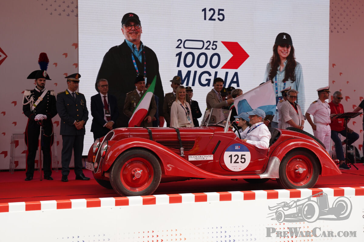 Photos from the 2025 Mille Miglia - PreWarCar