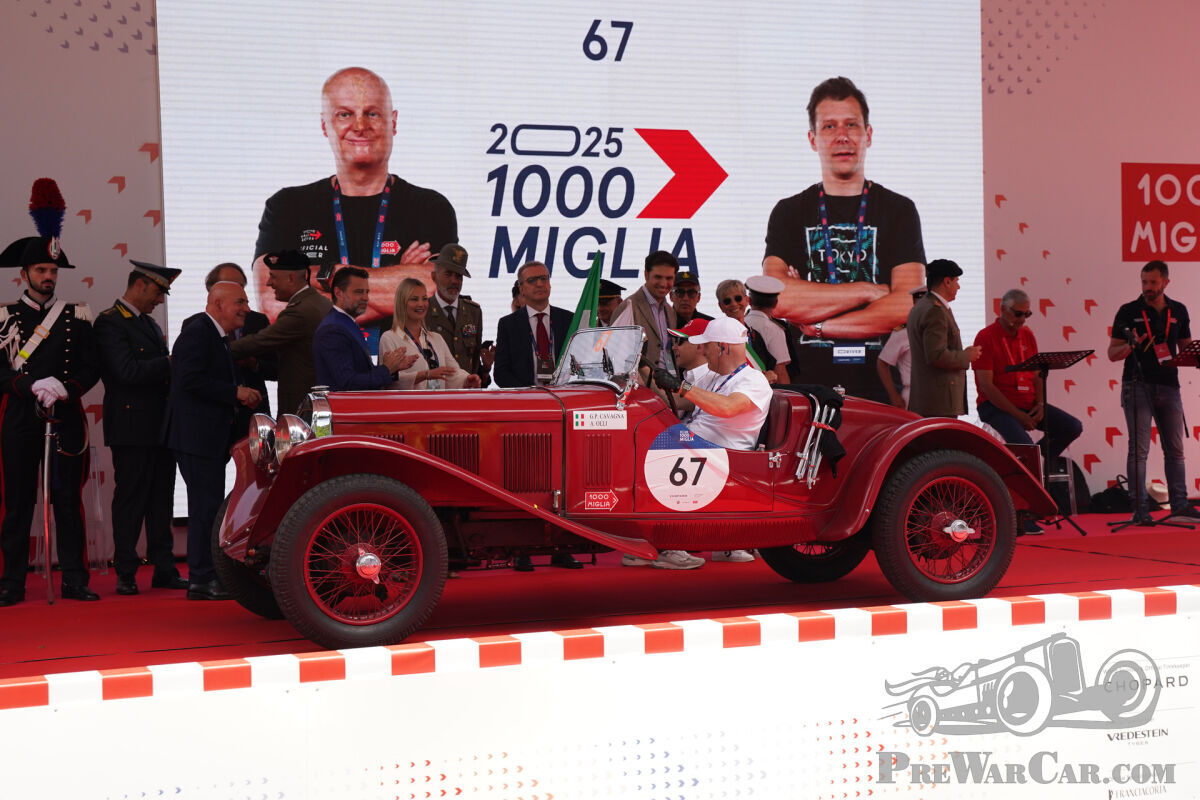 Photos from the 2025 Mille Miglia - PreWarCar