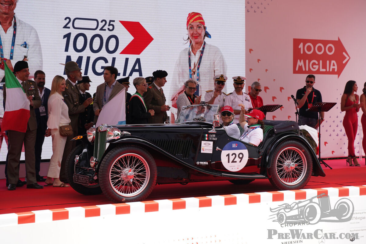 Photos from the 2025 Mille Miglia - PreWarCar